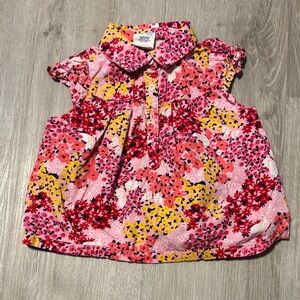 Floral Pink‎ and Yellow Kids Shirt